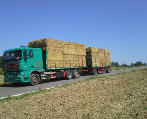 Bild zeigt Heutransport durch Stefan Kapsner OHG Spedition